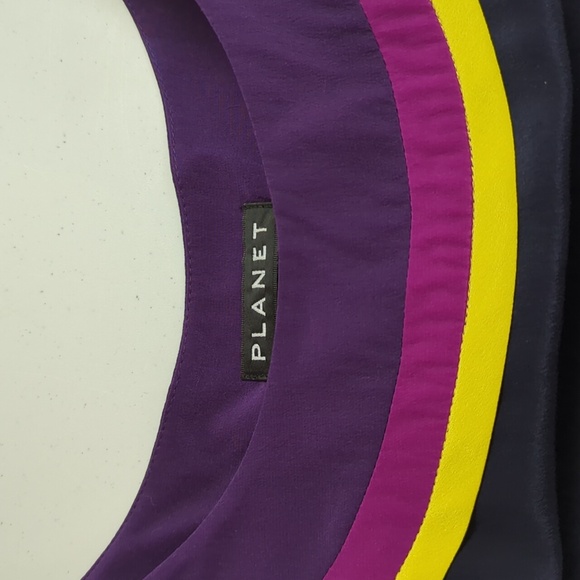 Silk sleeveless dress, size 14 - Picture 3 of 4